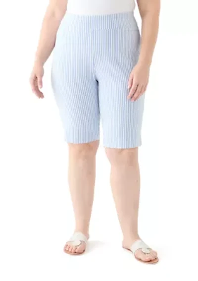 Plus Millennium Bermuda Stripe Shorts