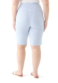 Plus Millennium Bermuda Stripe Shorts
