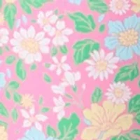 Plus Floral Skimmer Pants