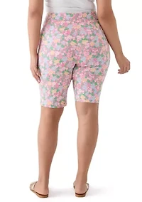 Plus Floral Skimmer Pants