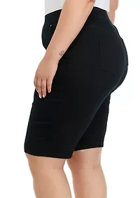 Plus Cotton Bermuda Shorts