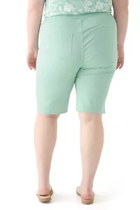 Plus Cotton Bermuda Shorts
