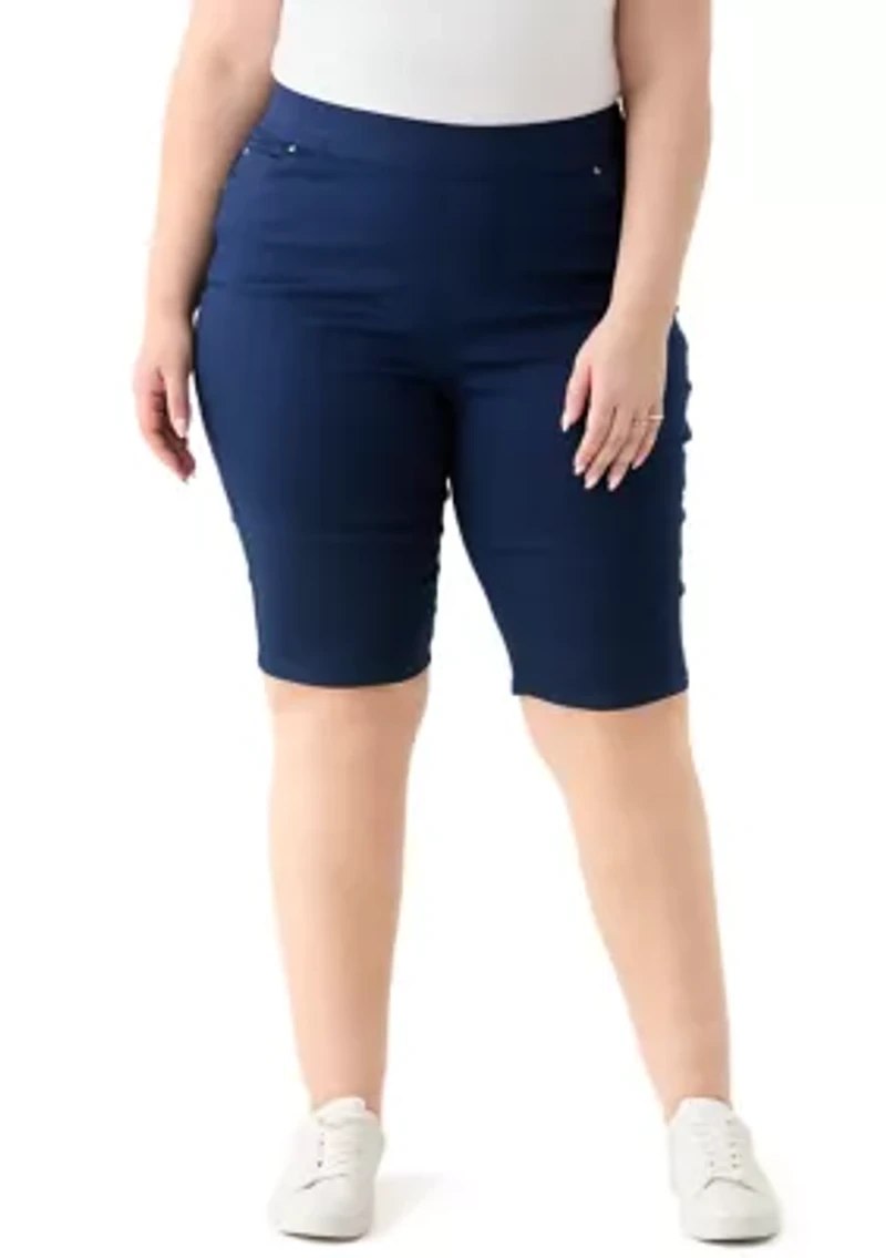 Plus Cotton Bermuda Shorts