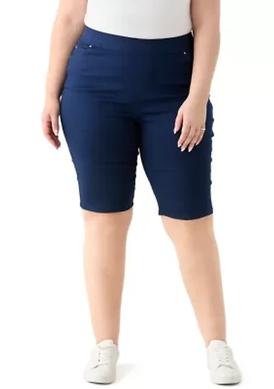 Plus Cotton Bermuda Shorts