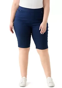 Plus Cotton Bermuda Shorts