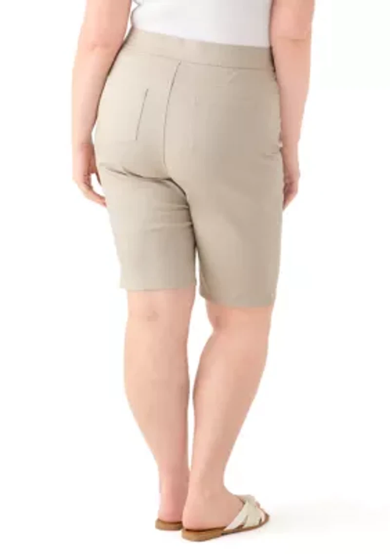 Plus Cotton Bermuda Shorts