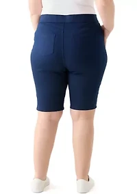 Plus Cotton Bermuda Shorts