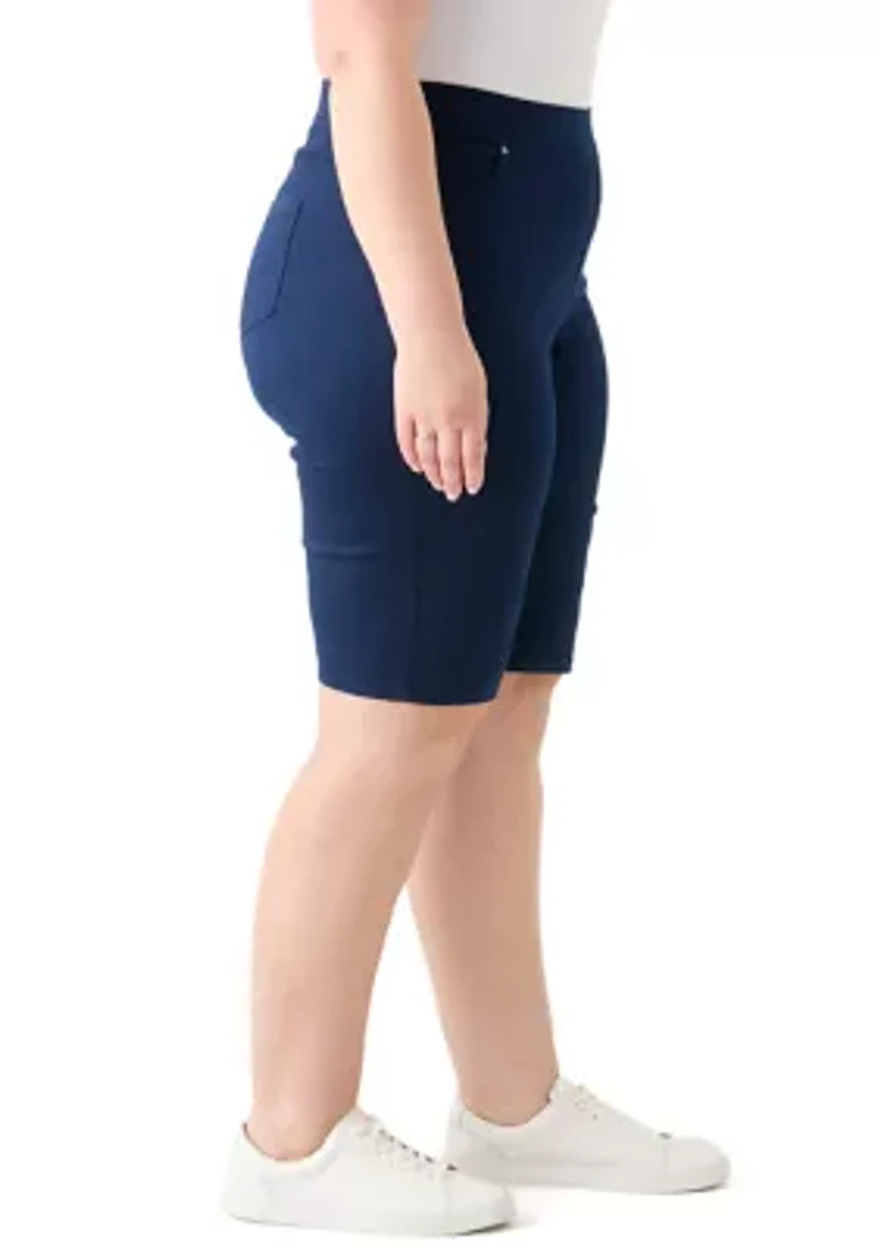 Plus Cotton Bermuda Shorts
