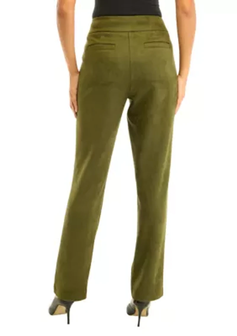 Women's Pull On Faux Suede Pants