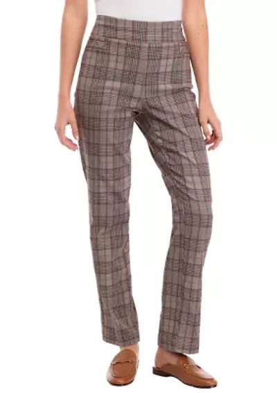 Women's Plaid Average Length Pants