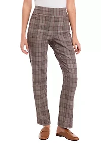 Women's Plaid Average Length Pants