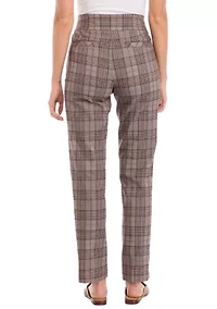 Women's Plaid Average Length Pants
