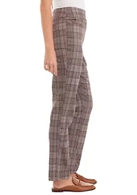 Women's Plaid Average Length Pants