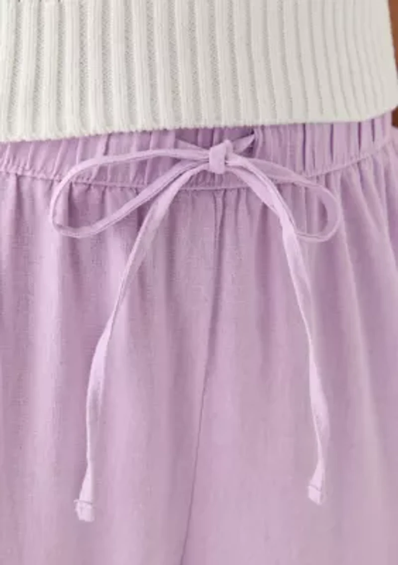 Women's Pull On Linen Pants