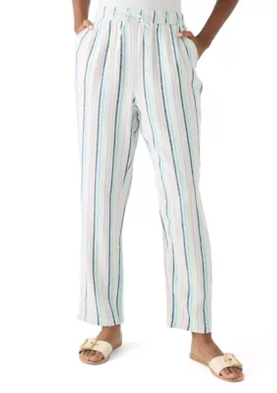 Women's Striped Relaxed Trousers