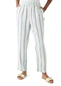 Women's Striped Relaxed Trousers