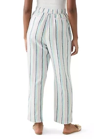Women's Striped Relaxed Trousers