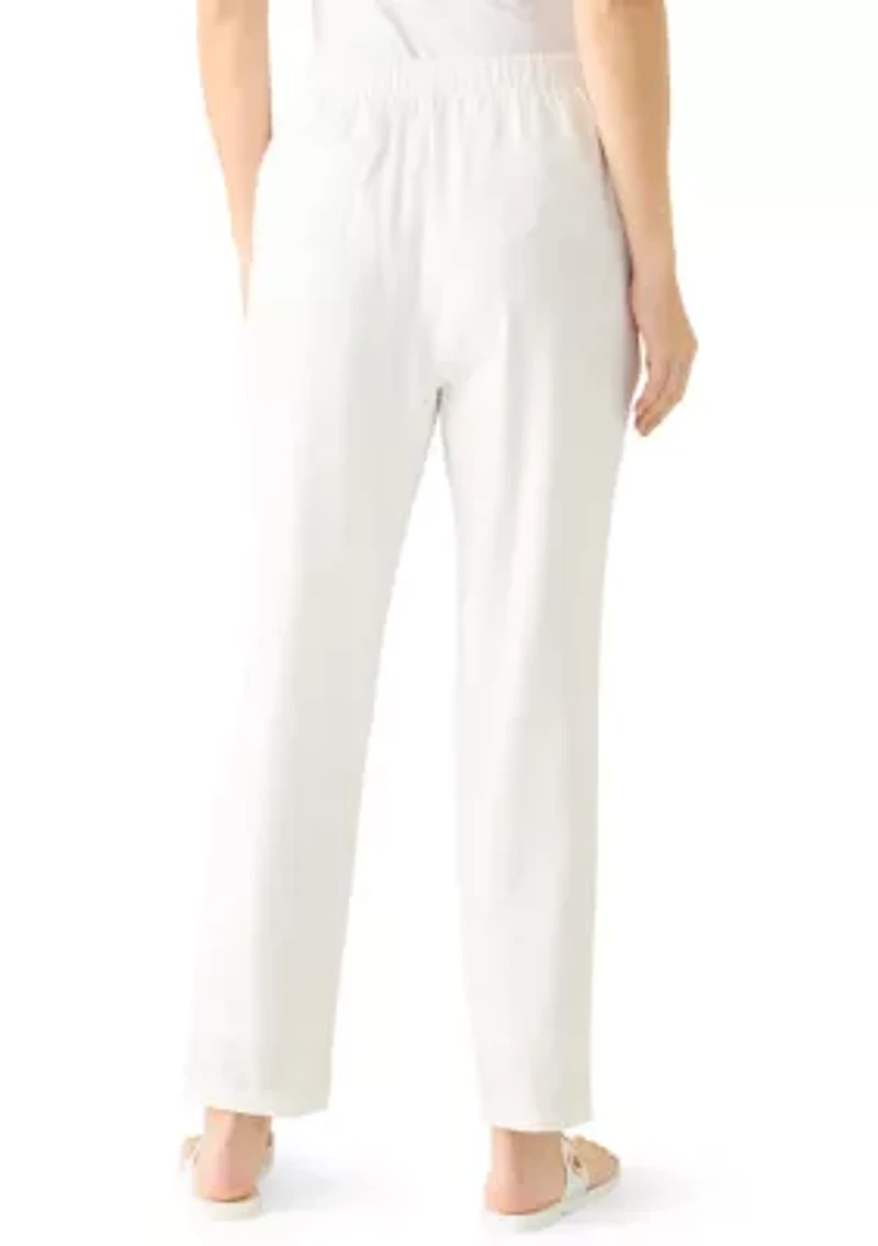 Women's Pull On Linen Pants