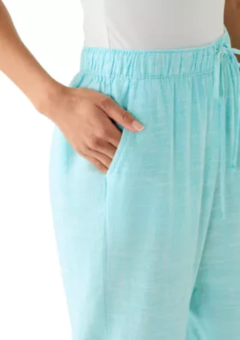 Women's Mid-Rise Linen Pants