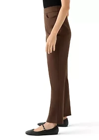 Petite Pull On Ponte Pants