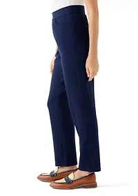 Petite Pull On Ponte Pants