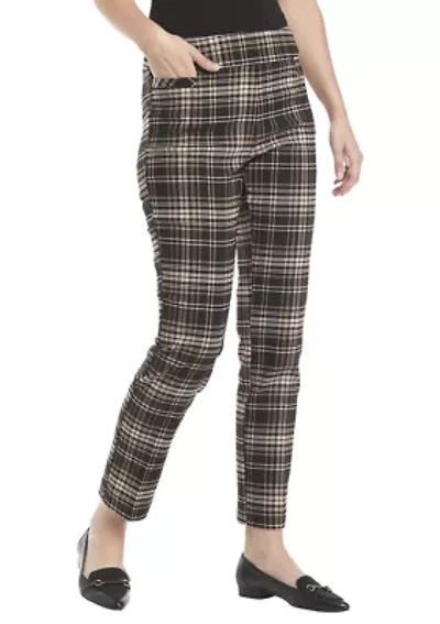 Petite Millennium Plaid Average Pants