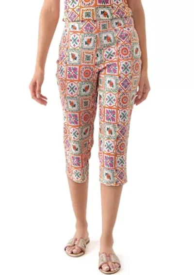 Women's Millennium Printed Capri Pants
