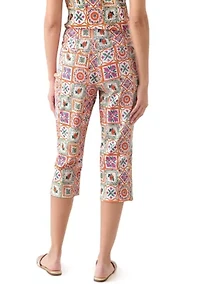 Women's Millennium Printed Capri Pants