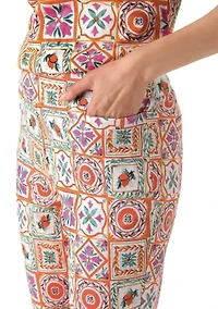 Women's Millennium Printed Capri Pants