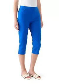 Women's Solid Capri Pants