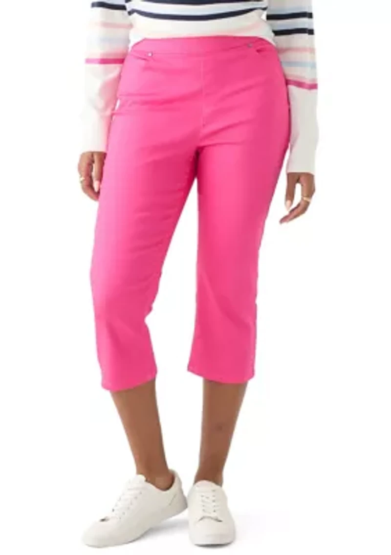 Women's Solid Capri Pants