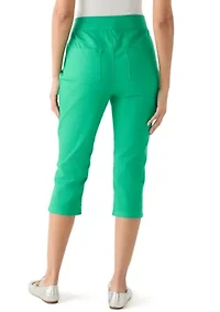 Women's Solid Capri Pants
