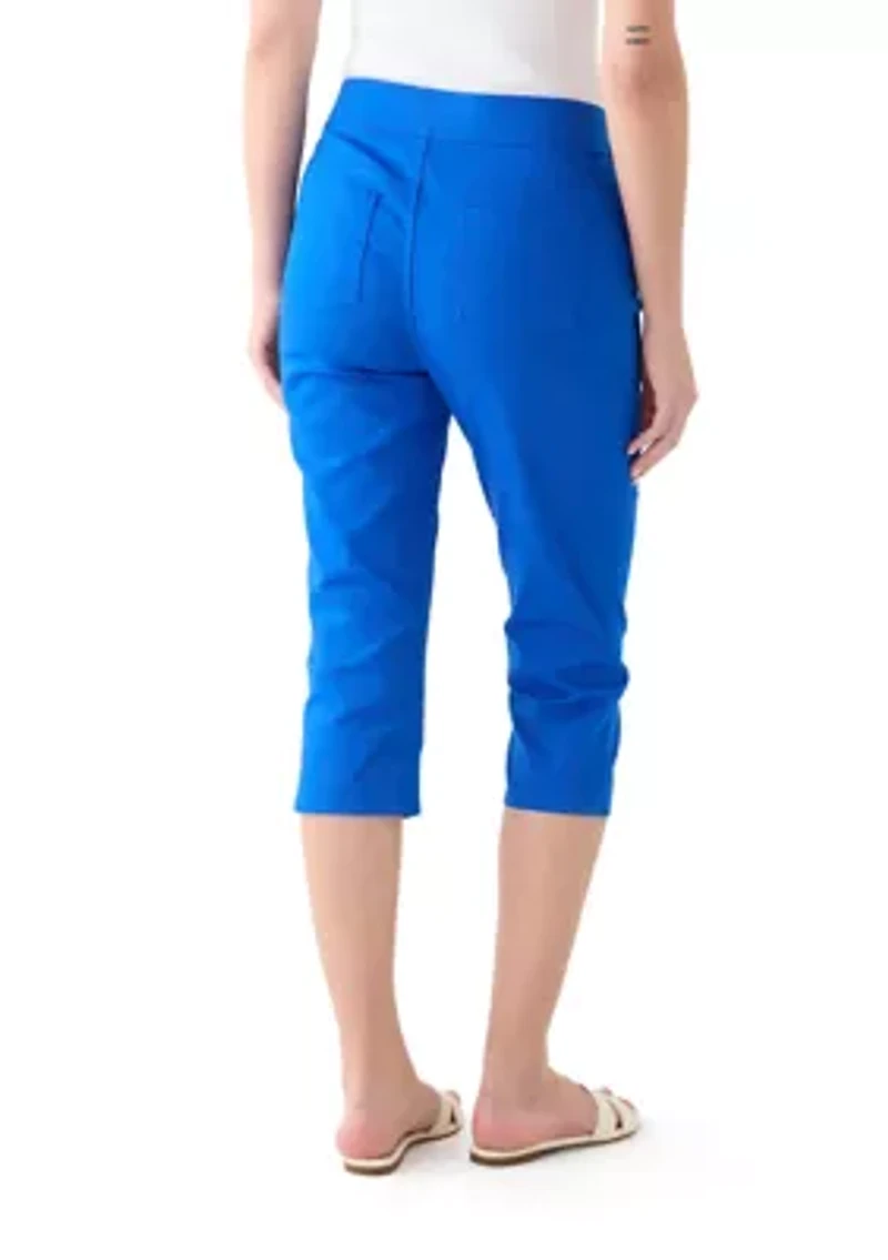 Women's Solid Capri Pants