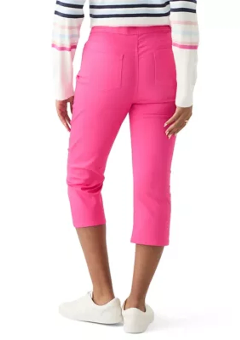 Women's Solid Capri Pants
