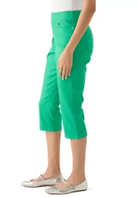 Women's Solid Capri Pants