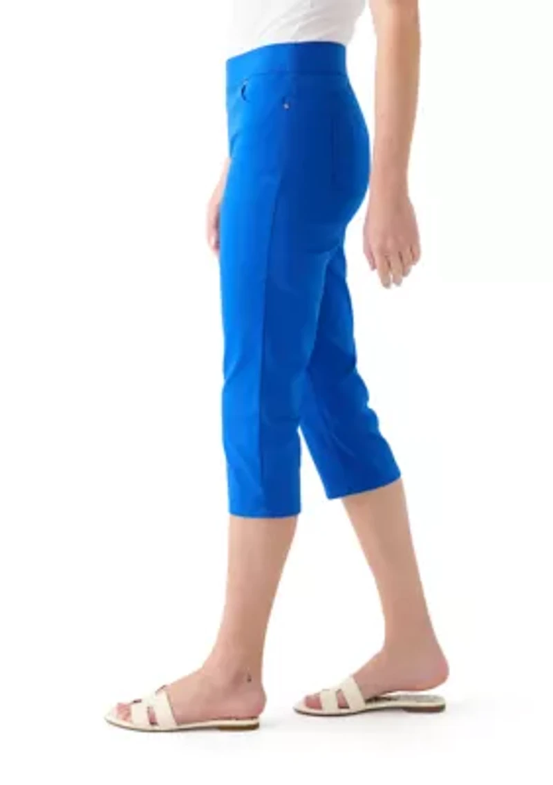 Women's Solid Capri Pants