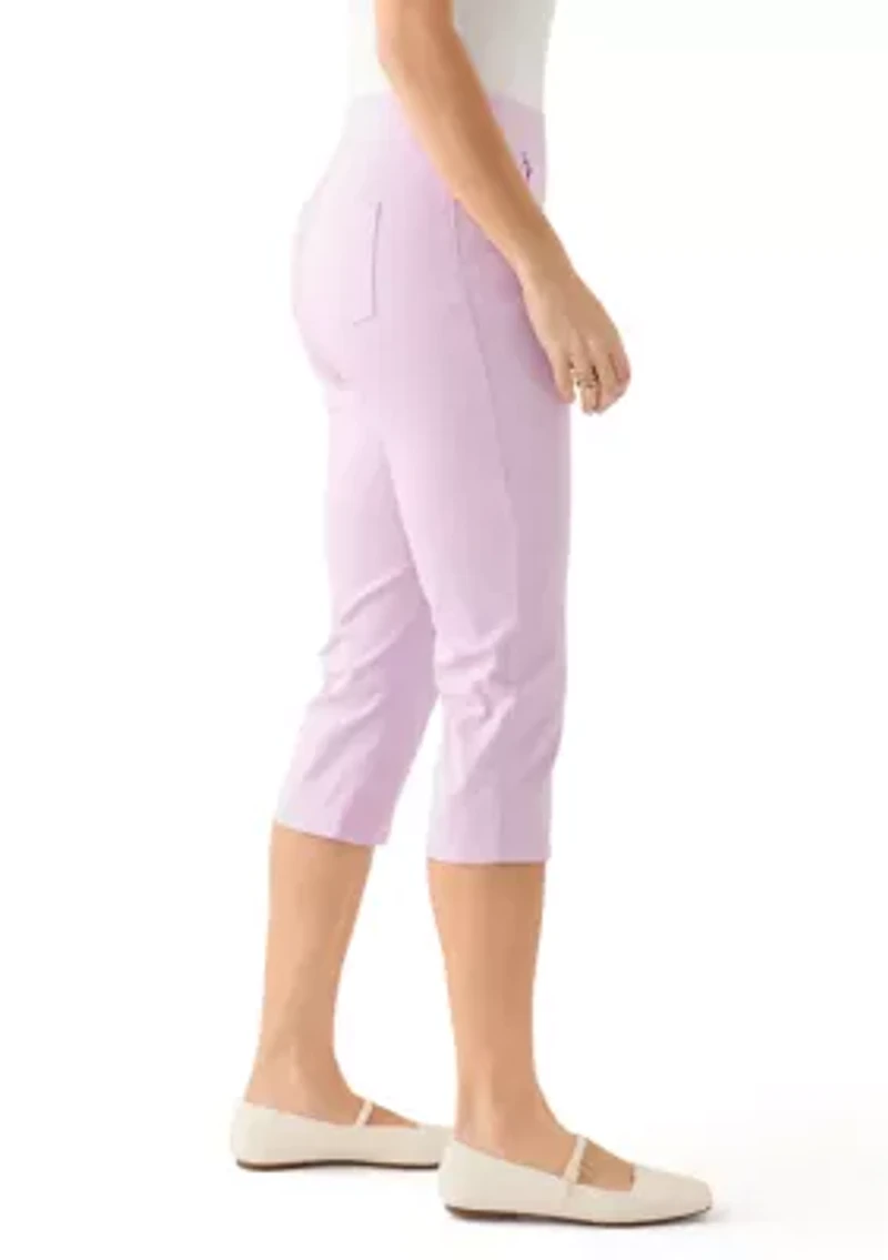 Women's Solid Capri Pants