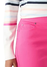 Women's Solid Capri Pants