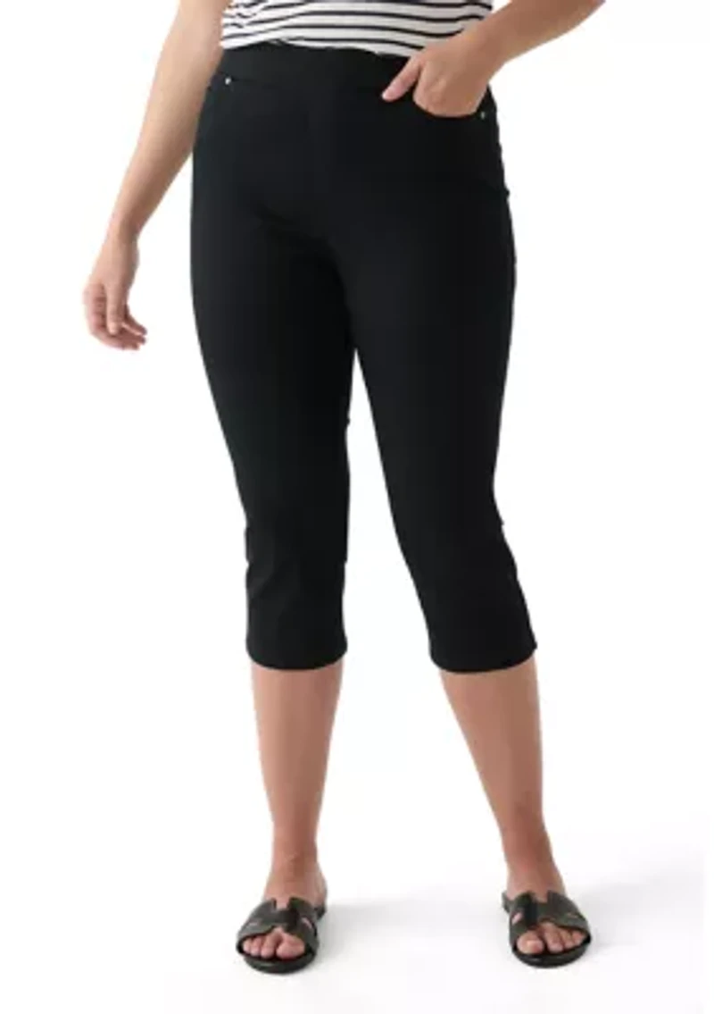 Women's Solid Capri Pants