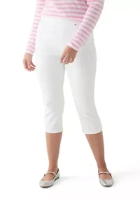 Women's Solid Capri Pants