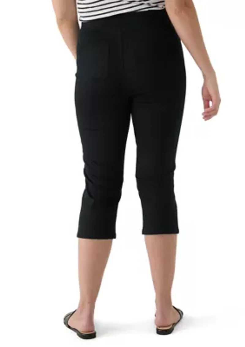 Women's Solid Capri Pants