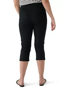 Women's Solid Capri Pants