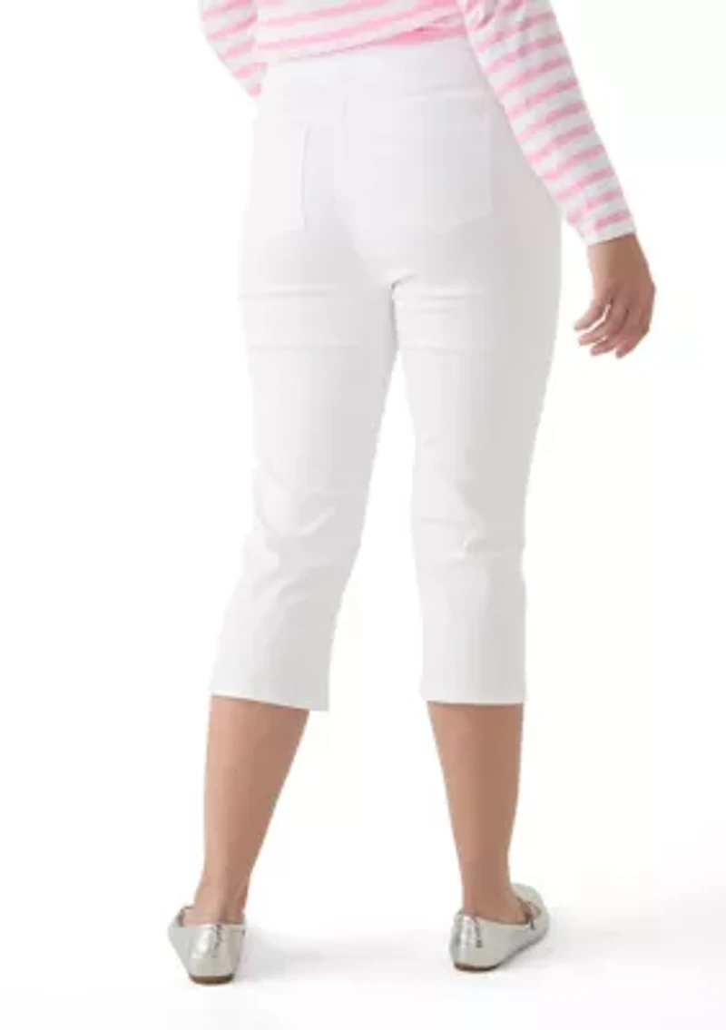 Women's Solid Capri Pants