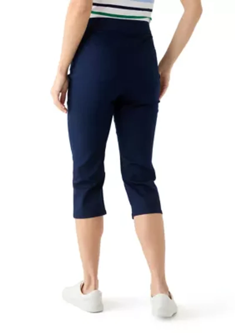 Women's Solid Capri Pants