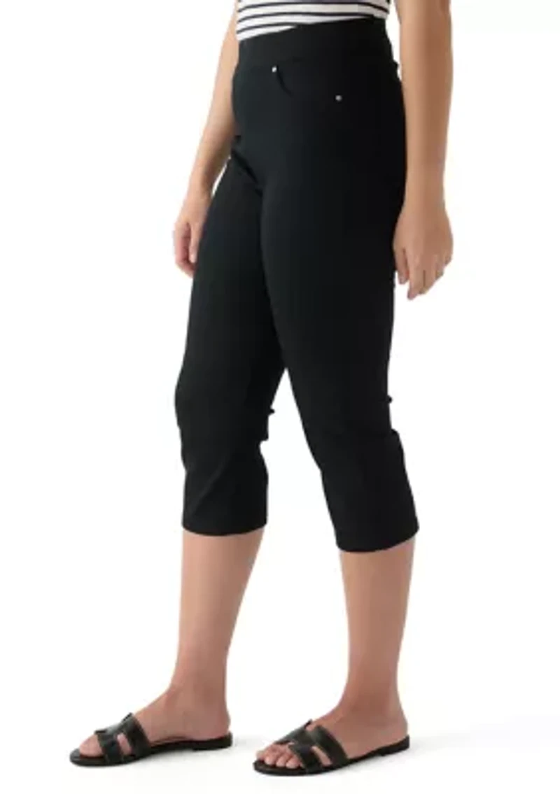 Women's Solid Capri Pants