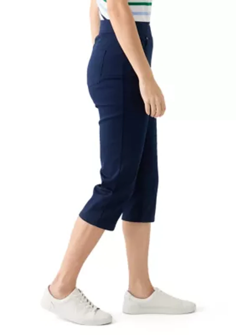 Women's Solid Capri Pants