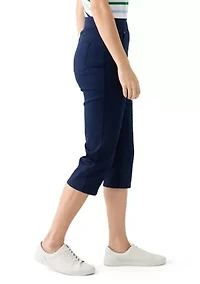 Women's Solid Capri Pants