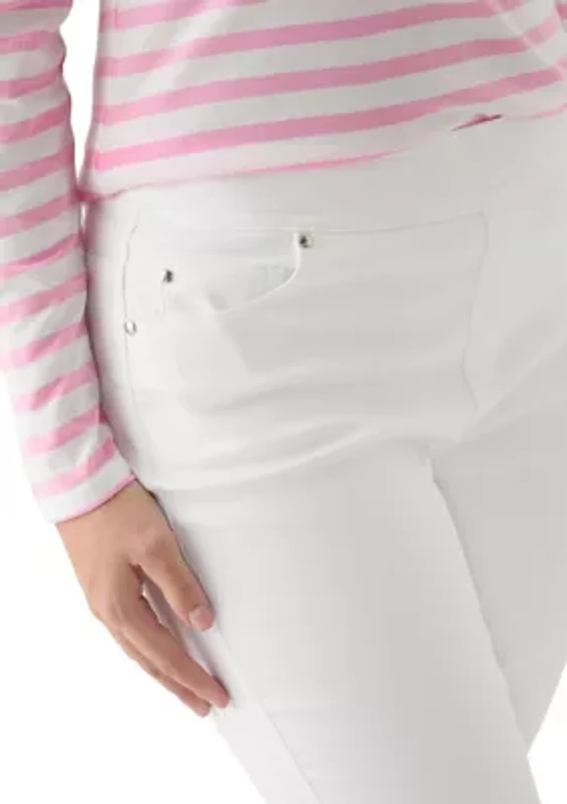 Women's Solid Capri Pants