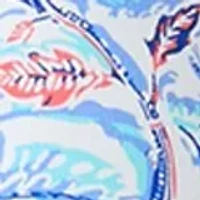 Plus Lighthouse Scenic Straight Leg Capri Pants