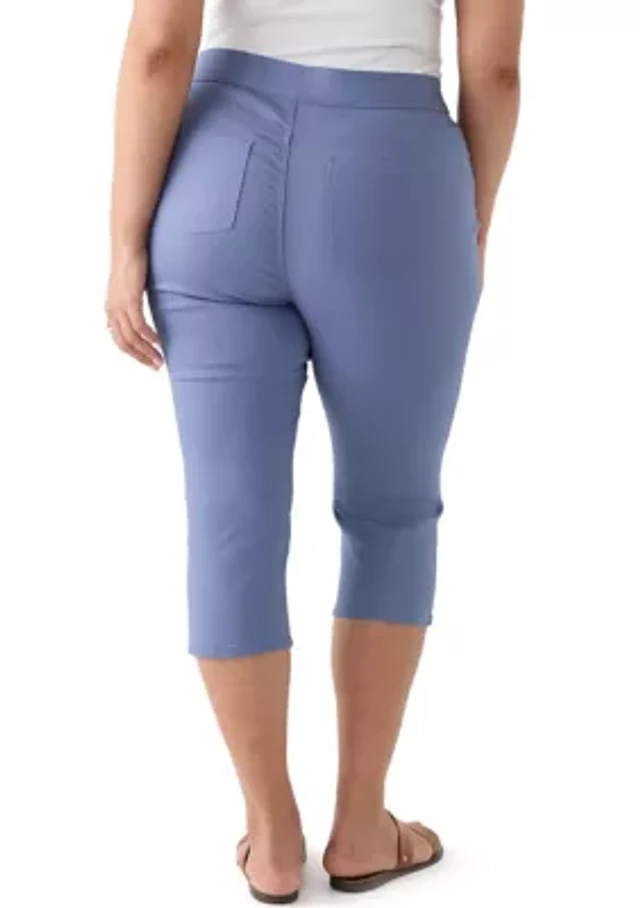Kim Rogers® Plus Cotton Blend Capri Pants The Summit